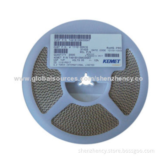 Tantalum Capacitors, T491B105K035AT, 1UF 35V 10% 1411, B Case